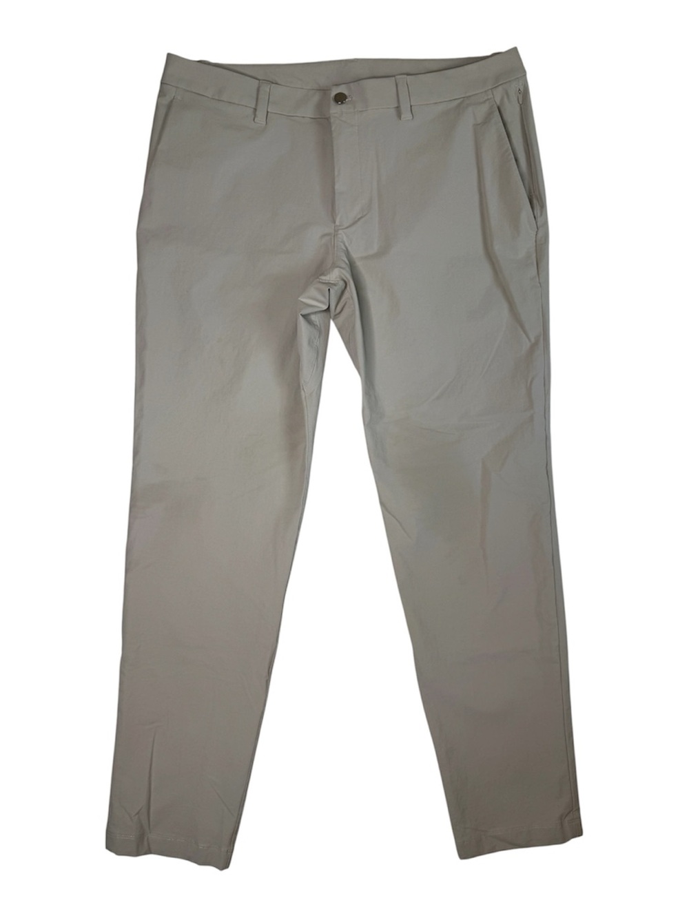 Lululemon ABC Slim-Fit Trouser Pants Mojave Tan Stretch Cotton Men's Size 38x32